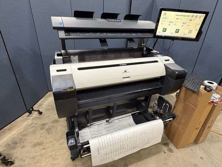 Canon imagePROGRAF iPF780 36" Color Inkjet Wide Format Printer Scanner 1 Roll