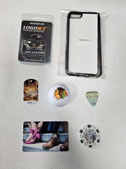 LogoJET UV2400 Direct to Substrate UV Printer + Rotary 360 Attachment & Supplies