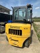 Daewoo Doosan D35S-2 Forklift Diesel 3 Stage Mast & Cab 6700# Capacity