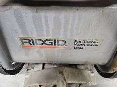 Ridgid 535 Pipe Threader on Storage Cart
