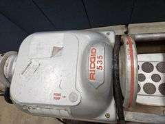 Ridgid 535 Pipe Threader on Storage Cart