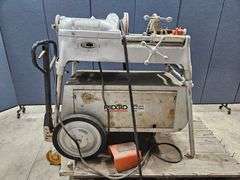 Ridgid 535 Pipe Threader on Storage Cart