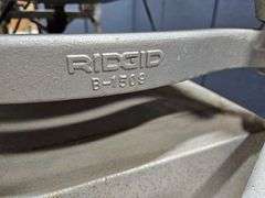 Ridgid 535 Pipe Threader on Storage Cart