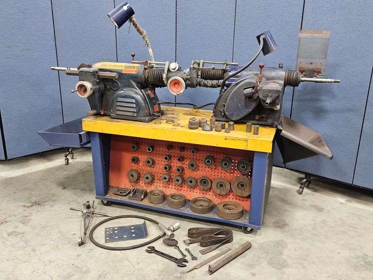 2 Ammco 4000 Brake Lathes Disc & Drum Workbench w/ Twin Cutter & Accs.