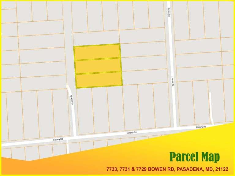 7729, 7731 & 7733 Bowen Rd, Pasadena, MD 21122