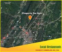 Parcel on Hughes St. Cumberland, MD 21502