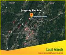 Parcel on Hughes St. Cumberland, MD 21502