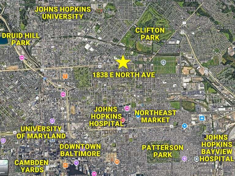 1838 E North Ave. Baltimore, MD 21213