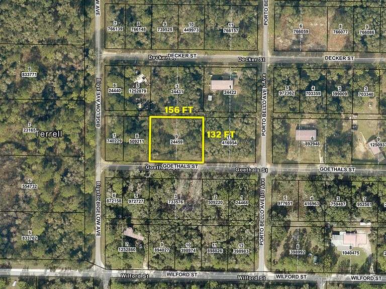 Parcel on Goethals St. Webster, FL 33597