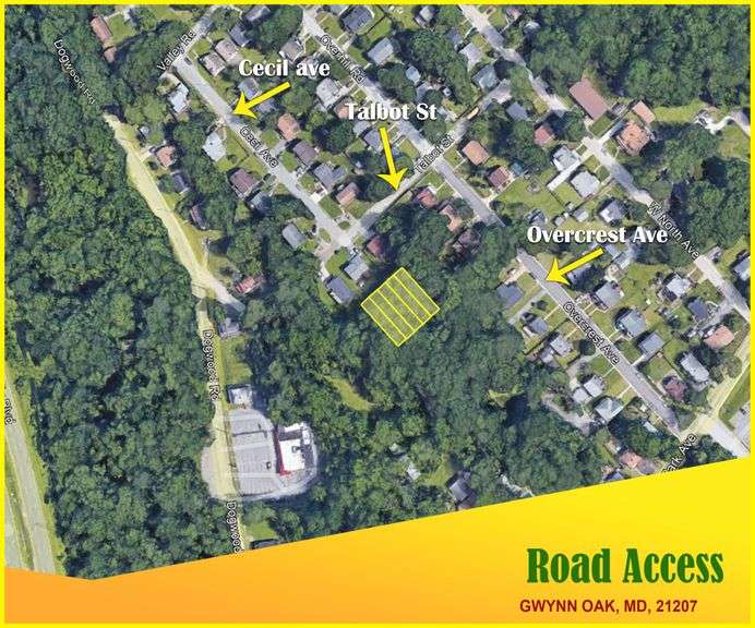 2 Parcels on Maryland Pl. Woodlawn, MD 21207