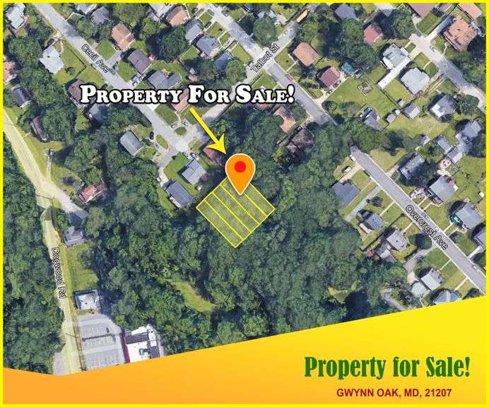 2 Parcels on Maryland Pl. Woodlawn, MD 21207