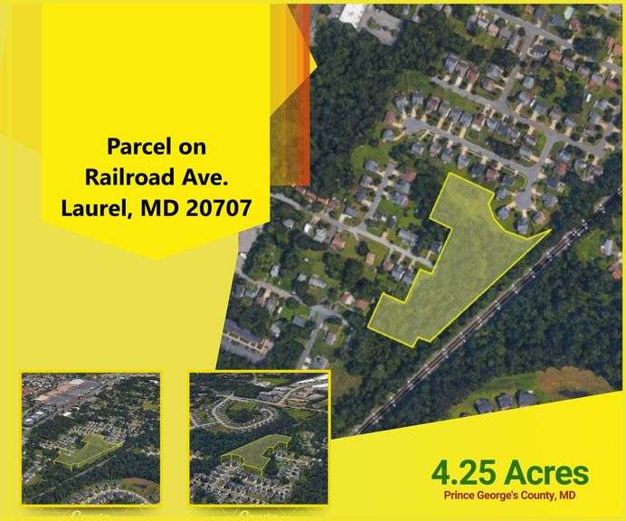 Parcel on Railroad Ave. Laurel, MD 20707 (PG Co. Tax ID #17103486073)