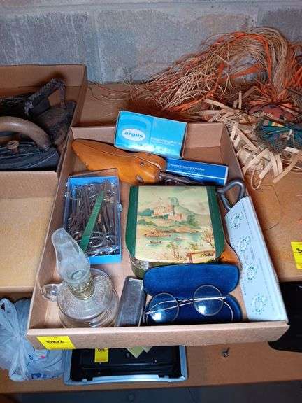 Shoe Stretcher, Vintage Scissors, Mini Lantern, Argus Previewer and ...