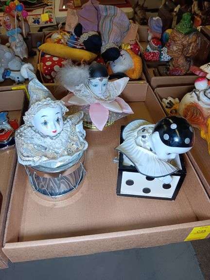 (3) Masquerade Music Boxes