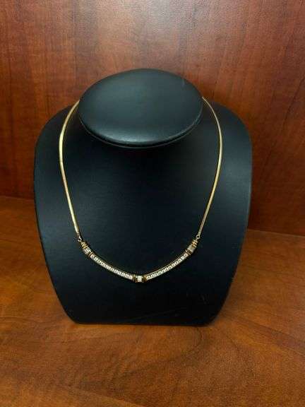 Sterling 18" gold coated Necklace