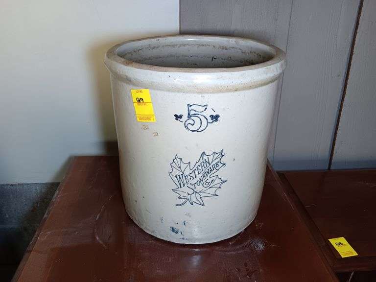 Western Stoneware #5 Crock