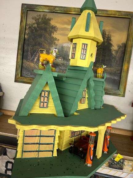 Handmade Bird House #16 36 x 28 x 36