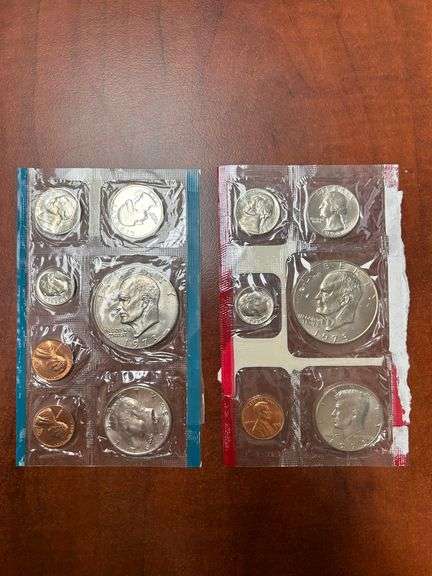 1973 Den.&Phil 13 Coin set, w/Eisenhower $1(2)