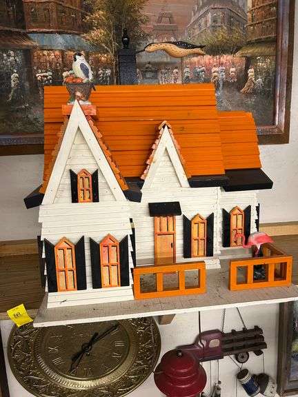 Handmade Bird House #19 23 x 16 x 26