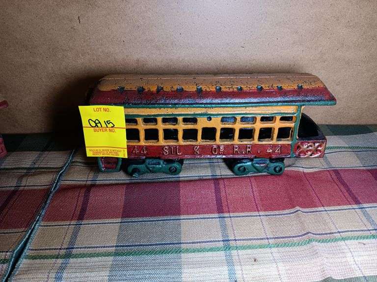 Cast Iron #44 STL and OR R.R. Train Car