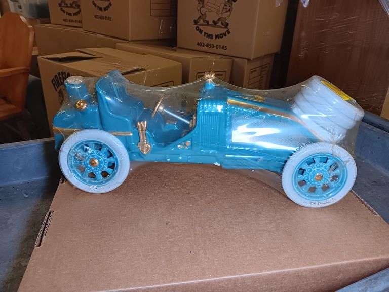 Brandy Sauce 24 Proof Vintage Car Decanter