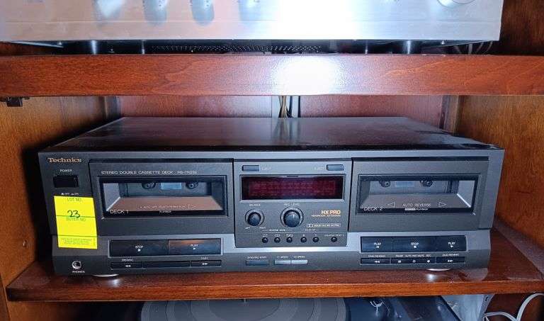 Technics Stereo Double Cassette Deck RS-TR232