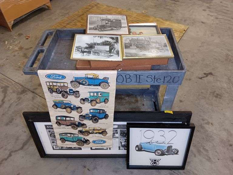 Automotive Prints in Frames Various Sizes