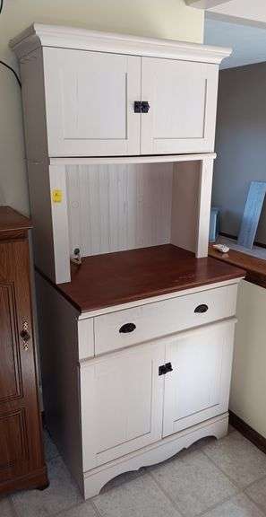 Wooden Wall Microwave Cabinet 32 x 23 x 75