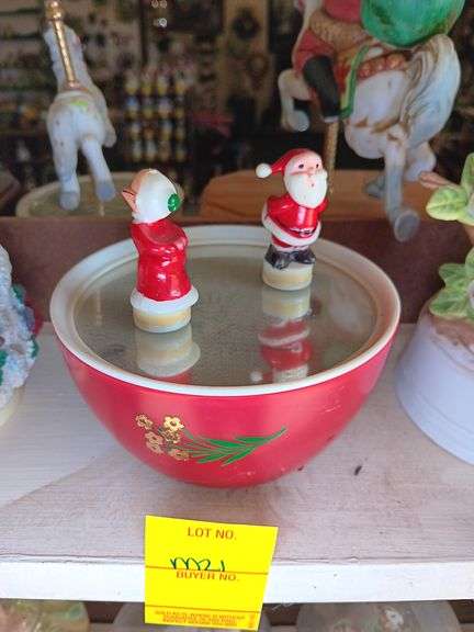 Christmas Moving Figure Music Figurine