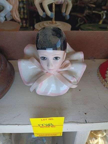 Jester Head Music Figurine