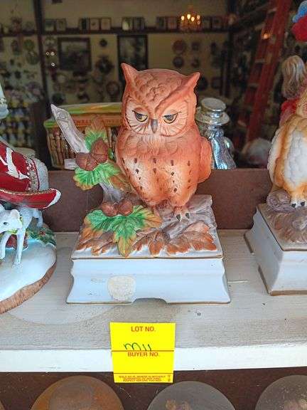 Owl Music Figurine