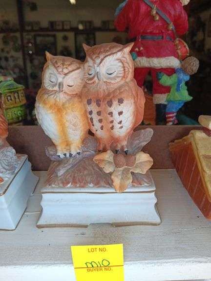 2 Owls Music Figurine