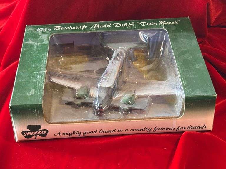 1945 Beechcraft Model D18S "Twin Beech" Shamrock Airplane