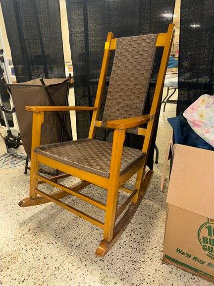 Wooden Rocking Chair (sits 16