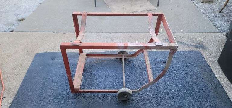Barrel cart.
