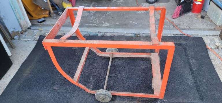 Barrel cart.