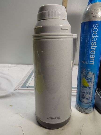 Soda Stream (WORKS) & Soda Stream Compressor Air Thermos & Assorted Containers