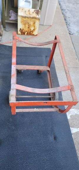 Barrel cart.