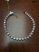 Platinum Round Brilliant cut Diamond bracelet