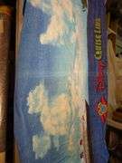 2 Disney Cruise Towels (39" x 70"), Oversized Blue/Green Towel (60"x 60")) Anchor Art: (Anchor & Oct