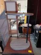 (2) Wooden End Tabes