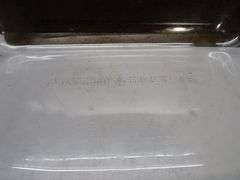 ASST Baking Sheet, Measuring Cup, Baby Mason Jar, 2 LG Pyrex, 2 Meatloaf Pans & Red Lion Ashtray