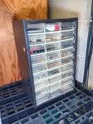 Hardware Storage Container with Contents