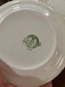Davy Crockett Mug, (4) Paden City Pottery Small Plates, and (5) Paden City Pottery Medium Plates