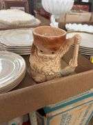 Davy Crockett Mug, (4) Paden City Pottery Small Plates, and (5) Paden City Pottery Medium Plates