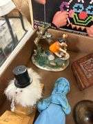 Deer Statue, Midwest Covenant Home Cup & Saucer, Avon Little Girl Blue, Goebel Figurine, and Other I