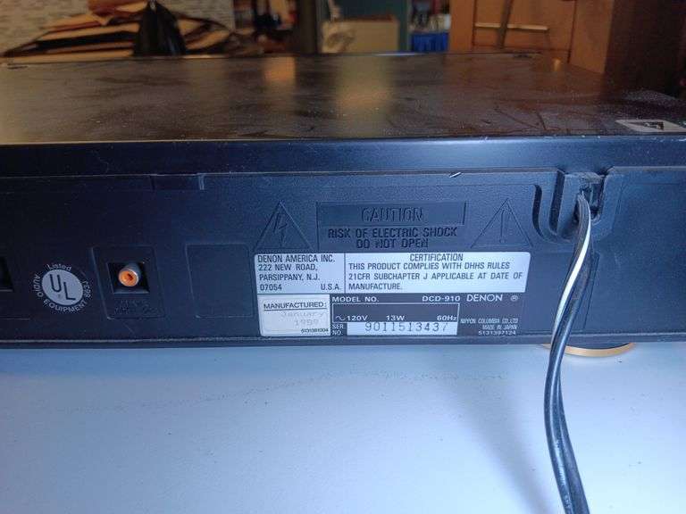 Denon PCM Audio Technology/Compact Disc Player DCD-910