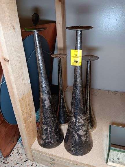 (4) Floor Candle Stands