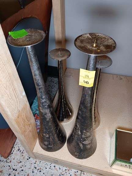 (4) Floor Candle Stands