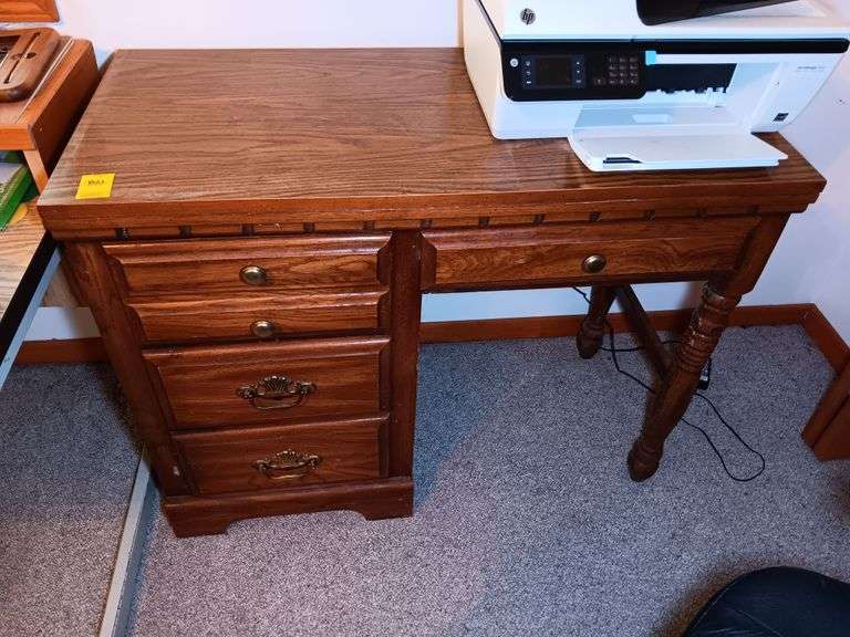 Wooden Desk with Drawers 38 x 18 x 30